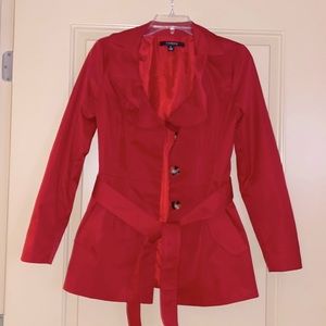 Sandra Studios Red Trench coat